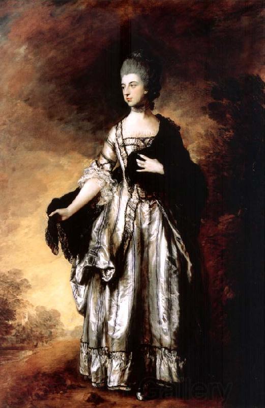 Thomas Gainsborough Isabella,Viscountess Molyneux Spain oil painting art